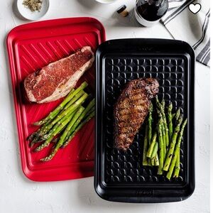 Williams Sonoma large Melamine grill Prep trays Set of 2 New